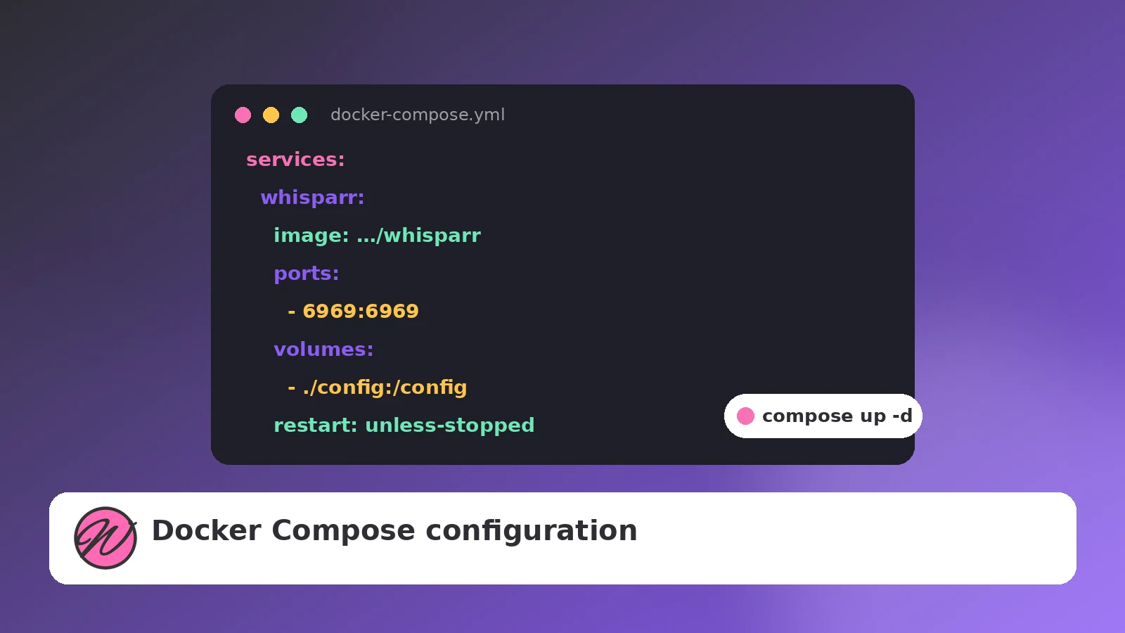 Whisparr Docker Compose Configuration, Line by Line — illustrated guide cover